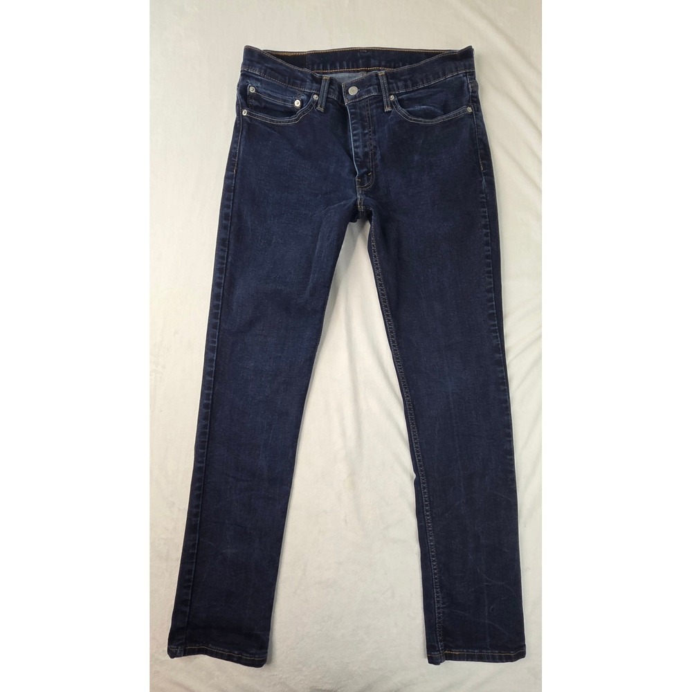 Levi's Jeans Men 34x34 Dark Wash Excellent 511 Slim‎ Fit Stretch Denim